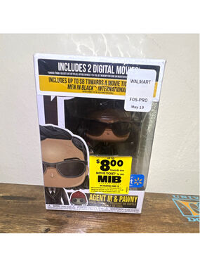 Funko Pop! Movies Agent M & Pawny #742 Walmart Exclusive